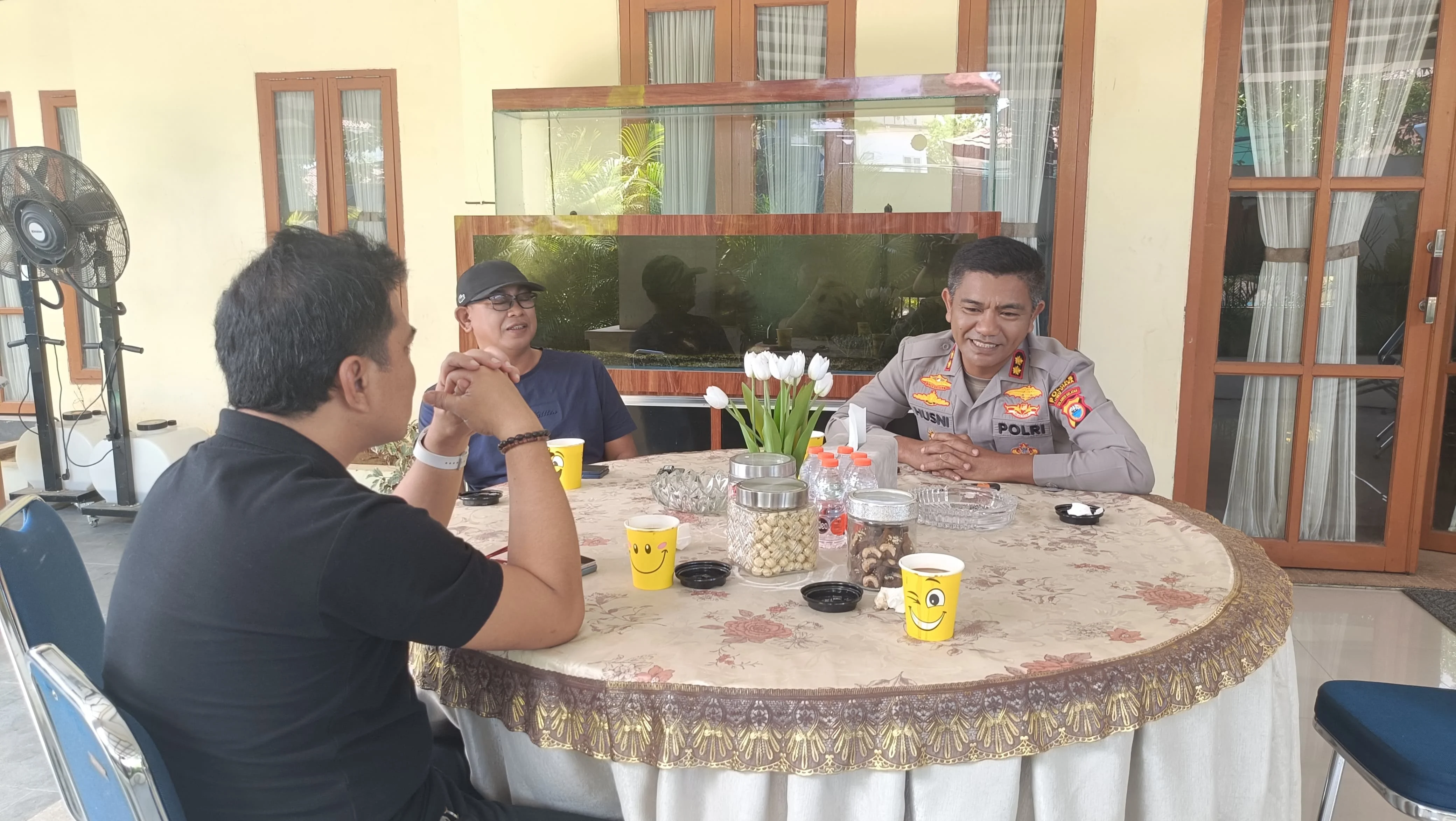 KAPOLRES PANGKEP LAKSANAKAN GIAT SILATURAHMI KAMTIBMAS BERSAMA KETUA DPRD DAN ORGANISASI KEMASYARAKATAN