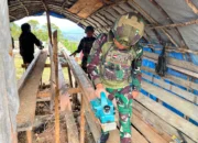 Gotong Royong TNI dan Warga Jayawijaya, Rumah Impian Segera Terwujud