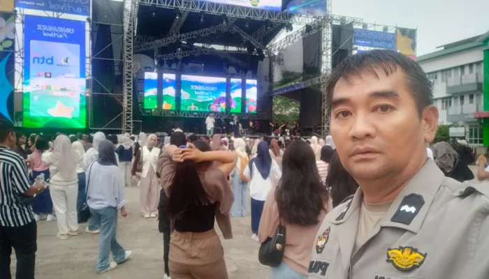 Pengamanan Konser Musik Kampus Mega Reski, dengan Artis TULUS Berjalan Aman dan Terkendali